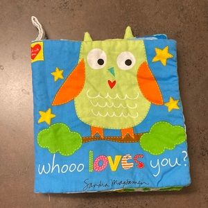 Whooo Loves you? Soft book by Sandra Magsamen